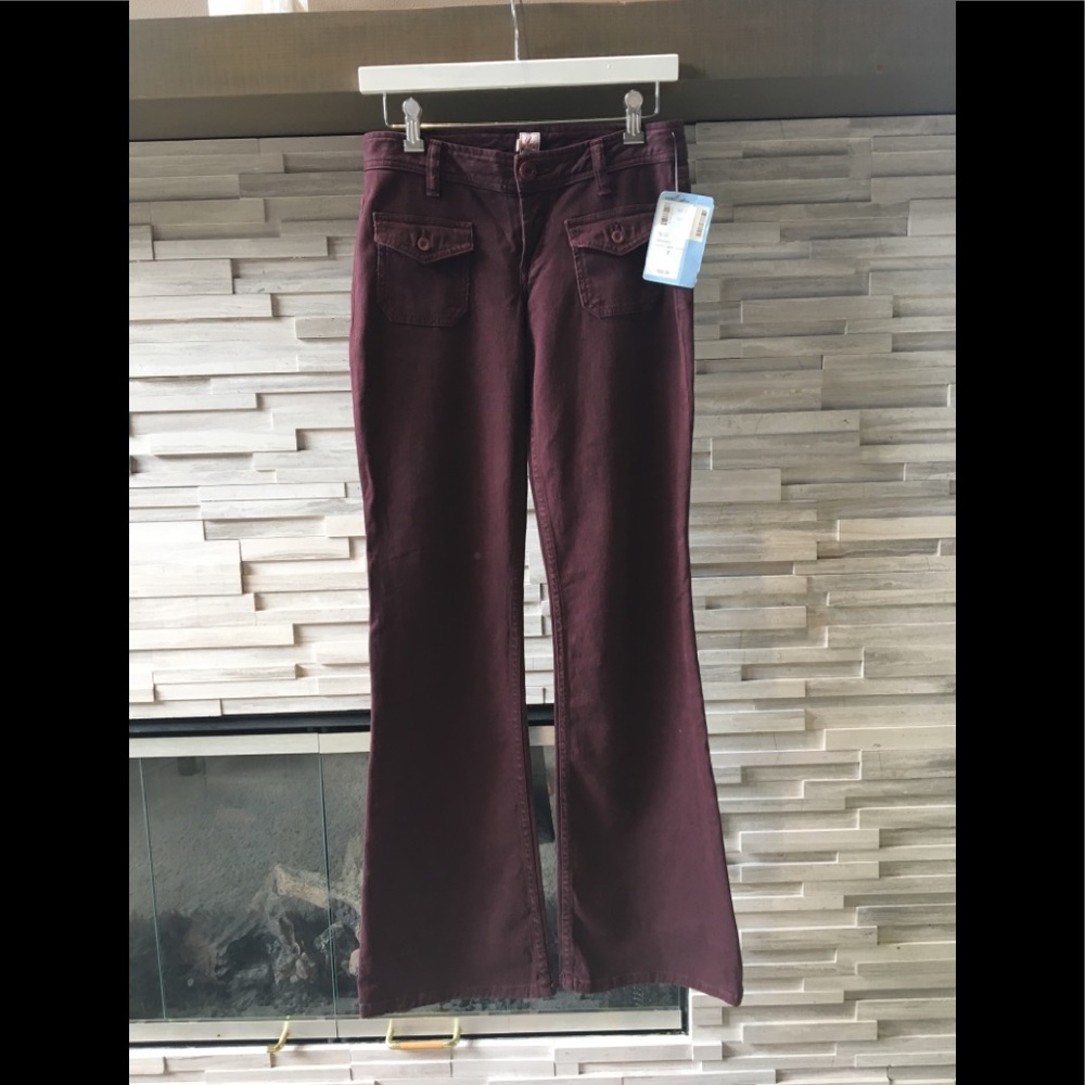NWT Joie burgundy jeans